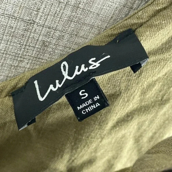 Lulus Overalls Jumper Womens S brown 3764 - Picture 4 of 9